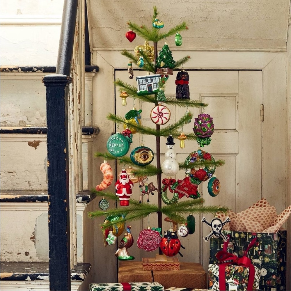 36" Artificial Christmas Tree with Red Berries - John Derian for Target